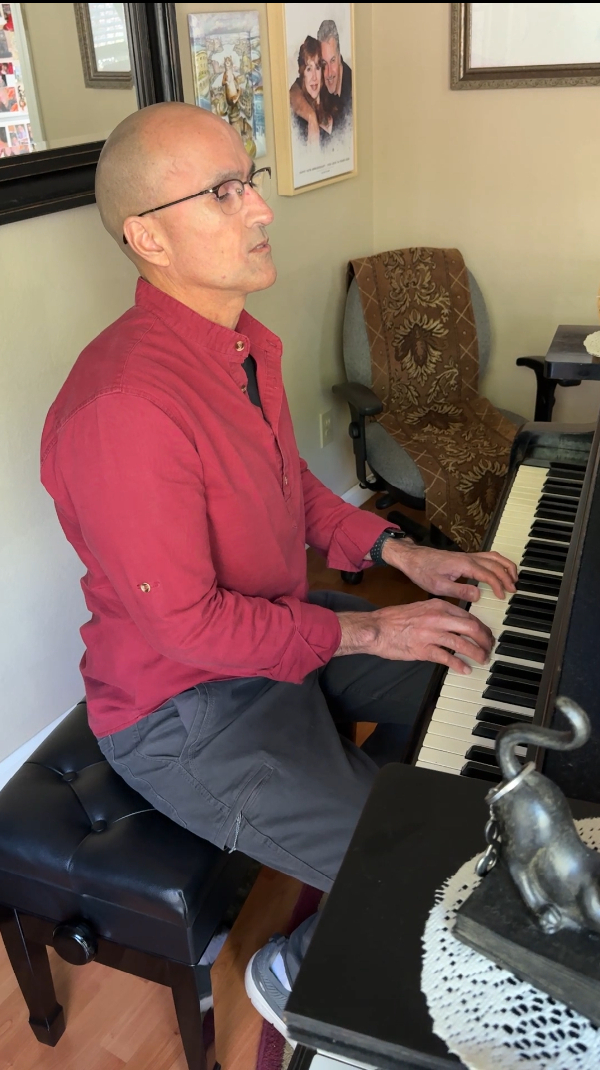 Learning piano